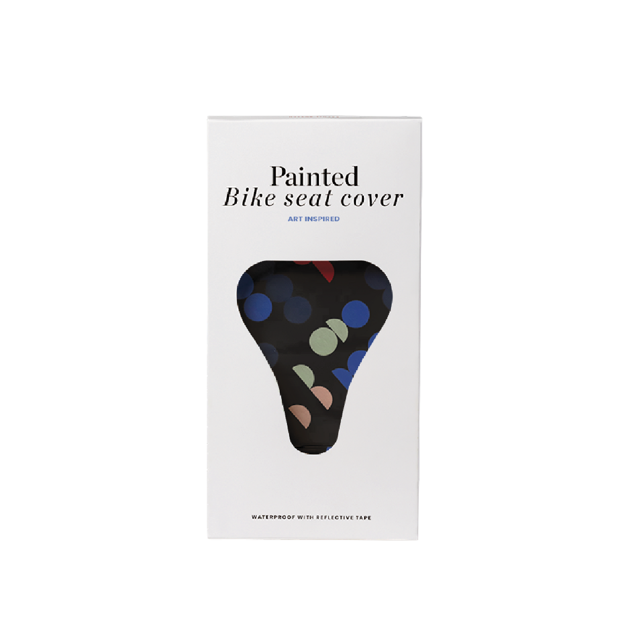 Bike seat cover by Taeuber-Arp (black)