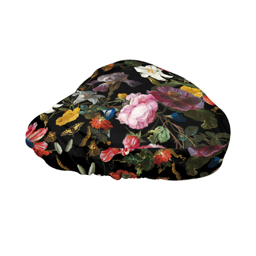 Bike seat cover by De Heem (Lilies)