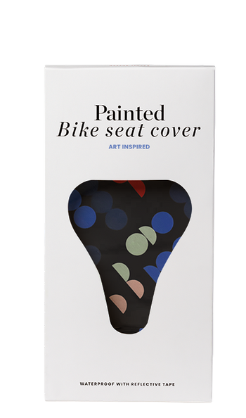 Bike seat cover by Taeuber-Arp (black)