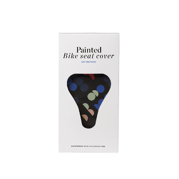 Bike seat cover by Taeuber-Arp (black)