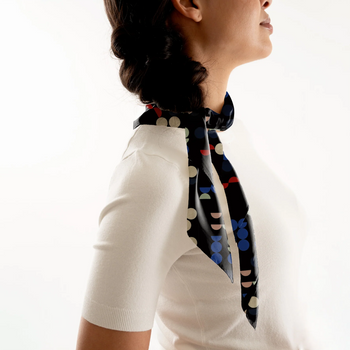 Scarf by Taeuber-Arp (black)